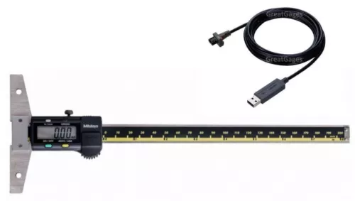 571-212-30-USB Mitutoyo Depth Gage 8" USB Direct Package