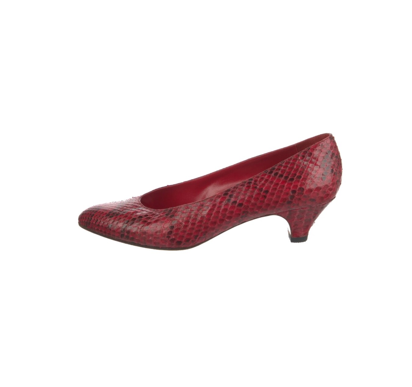 Celine python leather pumps 1980 - image 4