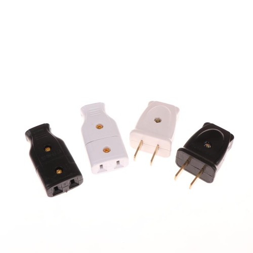 1/5PCS New America 2 Pole 10A Male US Wiring Plug Adapter Female Socket a - Bild 7 von 20