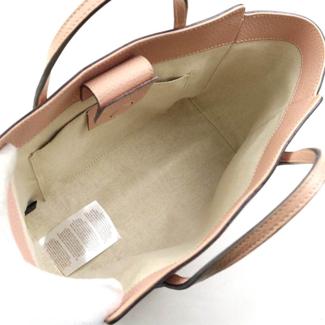 GUCCI Children's Leather Handbag Pink Beige Used Damaged 355640 Free Shipping thumbnail 5