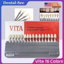 Vita Classical Shade Guide Dental Materials A1-D4 16 Colors Teeth Whitening