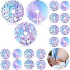 Breling 24 Pack G Tube Button Covers Cotton Pads for Feeding Support G Tube A...