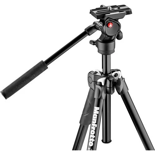 Manfrotto 290 Light 2-Stage Aluminum Tripod with Befree Live Fluid Video Head - Image 4 of 4