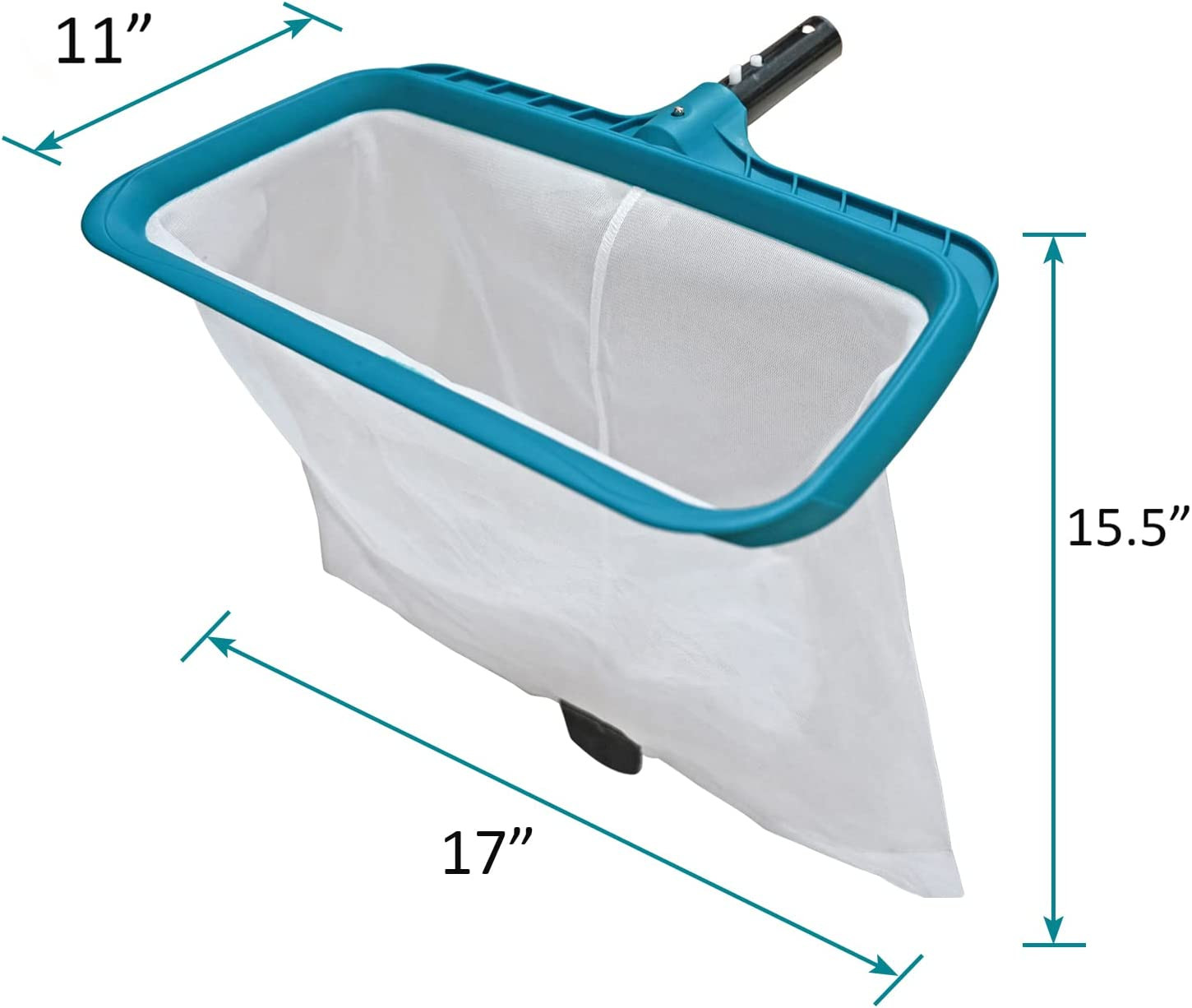 POOLWHALE Professional Pool Skimmer Net, Heavy Duty Swimming Leaf Rake Cleaning 
