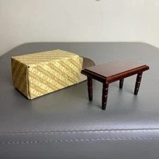 New Old Stock Vintage Concord Wooden Table Doll House Miniature 1:12 