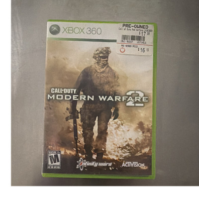 Activision Call of Duty: Modern Warfare 2 Xbox 360 Multiplayer Manual Shooter M