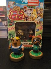 Animal Crossing: Amiibo Festival Bundle Complete In Box+2 Extra Amiibos Tom Nook