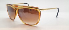 Vintage PAN O Tortoise Gold Oval Sunglasses Frames Taiwan