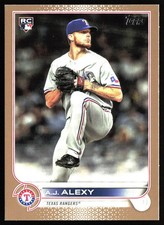 2022 Topps #547 A.J. Alexy Gold #/2022