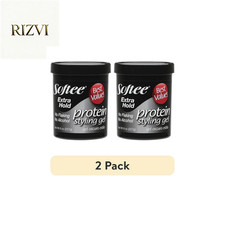 Softee Extra Hold Protein Styling Gel Frizz Control 32 oz 2 Pack