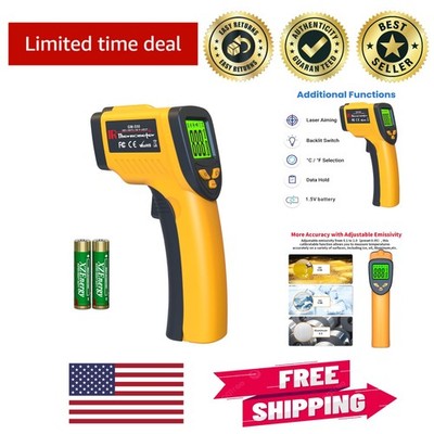 High Accuracy Digital Infrared Thermometer - Non-Contact Temperature Gun 1022 
