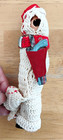 5 Vintage Hand Made Crochet Doll Outfits 7-8" Dolls 3 Skaters Cowboy Estate Lot — photo 9