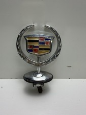 Oem Cadillac Hood Ornament Crest Wreath Chrome Emblem Badge Oem Cadillac Hood Ornament Crest Wreath Chrome Emblem Badge