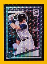 2025 Optic Carson Williams Black Finite Prizm 1 of 1 Rated Prospect 1/1