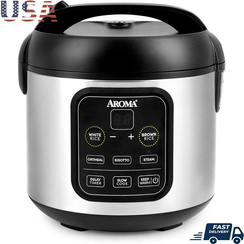 8-Cup Rice Cooker Multi-Function Steamer Non-Stick BPA Free Kitchen Appliance US