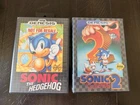 Sega Genesis, Sonic The Hedgehog 1 & 2 W/Box & Manuals Game Bundle