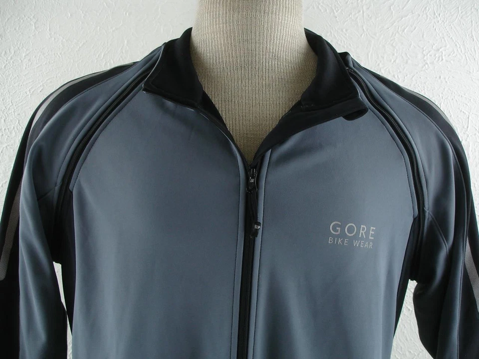 Мужская sz L Gore велосипед износ ветрозащитная мягкая куртка съемные рукава жилет - Изображение 2 из 4