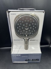 Moen Verso Magnetix Handheld Shower Head Brushed Nickel Infiniti Dial 220H4EPSRN