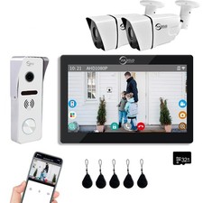 WiredVideo Doorbell Apartment Intercom7 inch Touch Monitor System1080P HD Camera