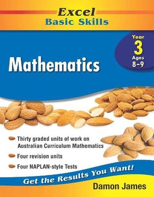 Excel Basic Skills - Mathematics Year 3 by Damon James (English) Paperback Book
