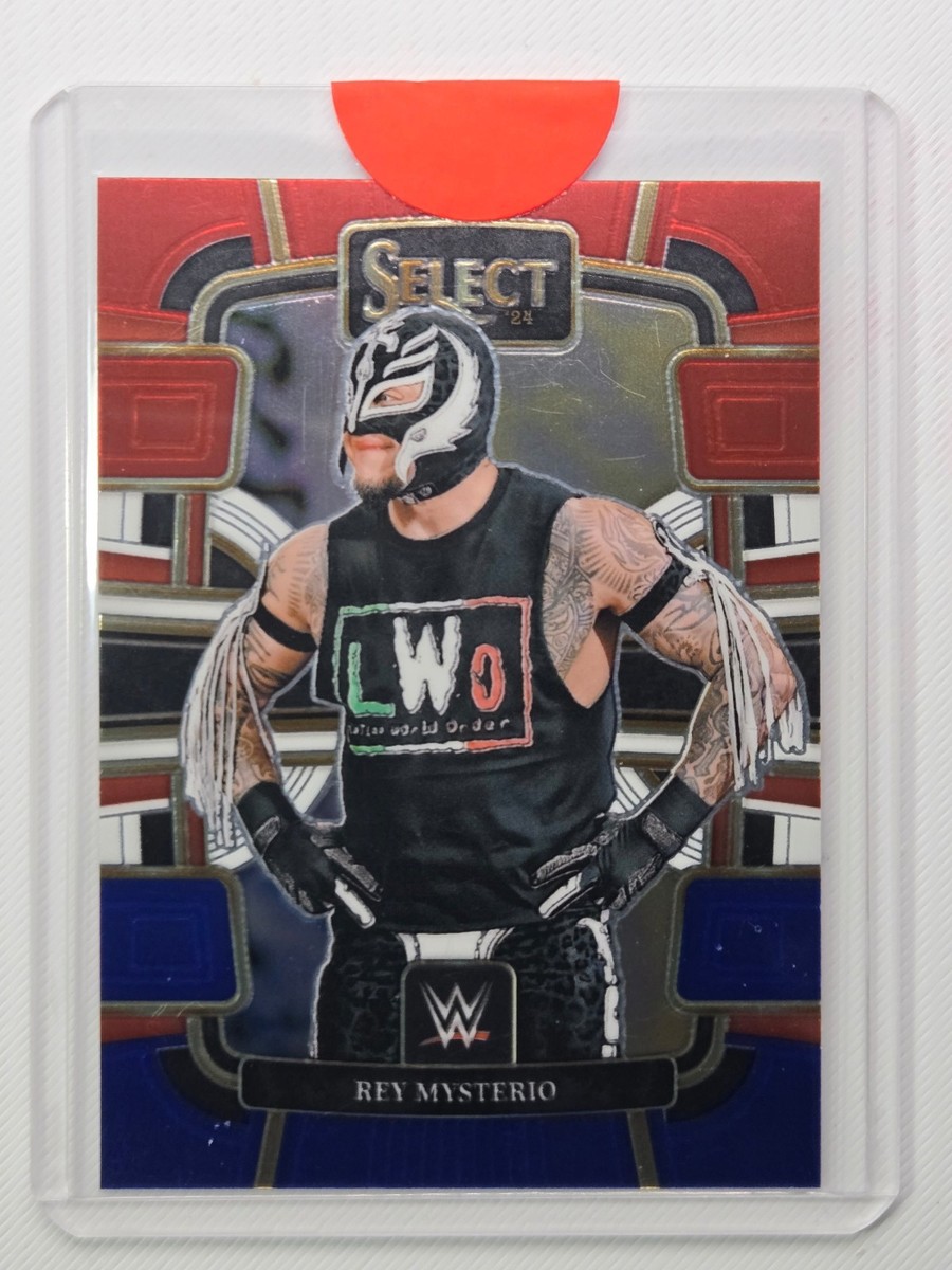 Rey Mysterio 2024 Panini Select WWE #22 Concourse Red & Blue
