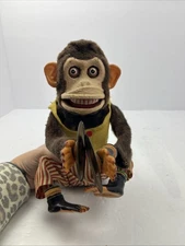 WORKS MUSICAL JOLLY CHIMP VINTAGE DAISHIN TOY STORY CLAPPING CYMBAL MONKEY OLD