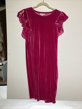 SHEIN Curve Neon Shimmer Pink T-Dress Size XS