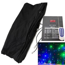 10x6.5ft Stage Star Light Led Backdrop Wedding Party Curtain Retardant Dj Pub