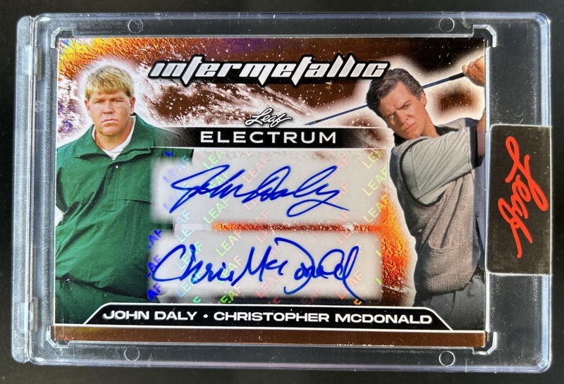 2025 Leaf Electrum John Daly Christopher McDonald Intermetallic Auto Bronze #/10