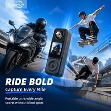 4K Dual Lens Body Camera WiFi POV Action Camera Cycling Motorcycle Recorder Q1