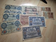 Konvolut Banknoten Schrottkonvolut 2 Reichsbank Notgeld Inflationsgeld