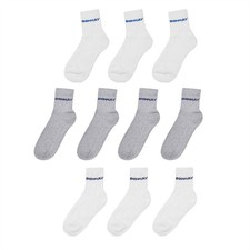 Image of Donnay Kids 10 Pack Quarter Socks Junior Cotton