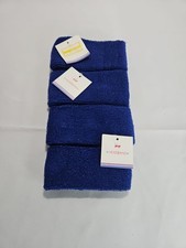 New Set Of 4 Blue Headbands 2 1/2 Inch Wide. A12