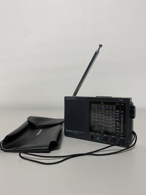 Sony ICF-SW23 FM/MW/SW Portable Radio Black Audio Sound Used Sony ICF-SW23 FM/MW/SW Portable Radio Black Audio Sound Used