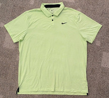 Nike Golf Tour Polo Shirt Top Short Sleeve Green Dri-Fit DV3123-736 Men's XL