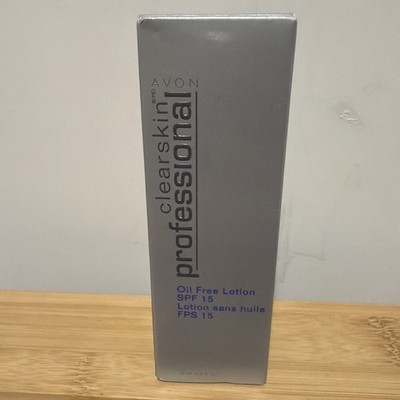 Avon Clearskin Professional Oil Free Lotion SPF 15 2.5 fl oz NEW