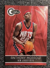 ANTHONY MORROW Mirror Red Parallel Card #/499 - 2010-11 Panini Totally Certified