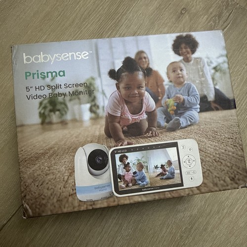 BabySense Prisma+ 5" HD Split Screen Video Baby Monitor Camera Model NVBM50
