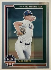 2022 Panini USA Baseball Stars & Stripes Cade Fisher #54 (RC)