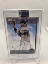 2019 Topps Clearly Authentic Auto Justus Sheffield #CAA-JS Auto