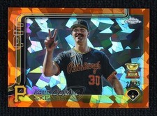 2025 Topps Chrome Sapphire Edition Image Variation Orange 22/25 Paul Skenes #300