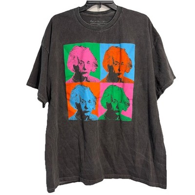 Albert Einstein Pop Art Shirt Size XL Andy Warhol Style Science Center