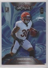 2023 Wild Card American Metallix Pro-Look Football 5/5 Chase Brown Rookie RC rp9. rookie card picture