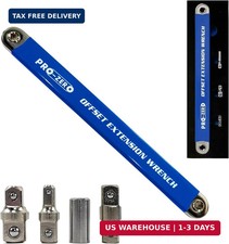 Impact Ready Offset Extension Wrench Tight Reach Extension Wrench Set With 12