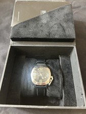 Ladies Hugo Boss Watch. Black Face and Original Black Leather Strap, Boxed.
