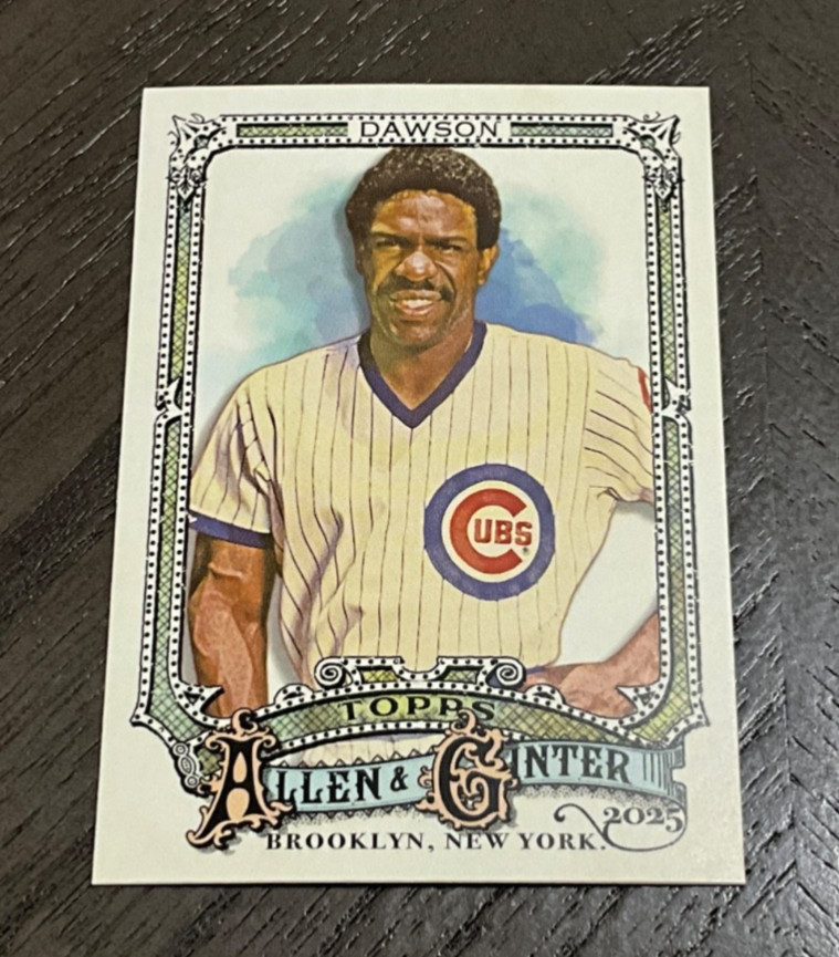 2025 Topps Allen & Ginter # 301 Andre Dawson Hi Number SP Chicago Cubs
