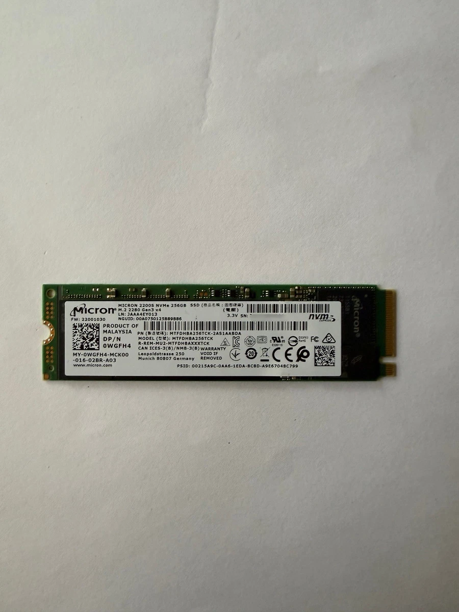 Micron M.2 Interface 256 GB Solid State Drives for sale - eBay