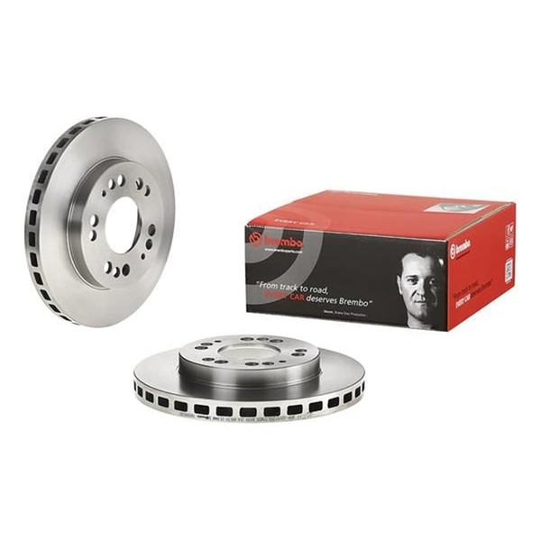 2X Brembo Bremsscheiben 256Mm InnenbelÜFtet Vorne Passend FÜR Mitsubishi Eclipse-image