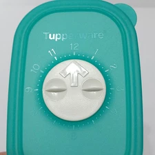 Tupperware Teal Replacement Lid Only 4154C Freezer Mate Dial Date