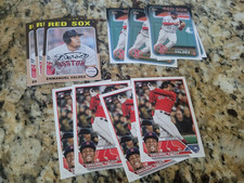 Enmanuel Valdez 11 Ct Lot Baseball Card Lot Boston Redsox Bowman Topps
